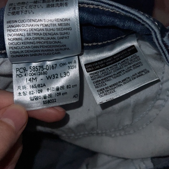 LEVI Classic Mid Rise Skinny Jeans/Pants - Picture 6 of 6